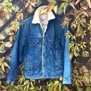 Vintage Levi’s Orange Tab Sherpa Lined Jean Jacket
